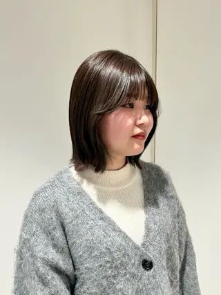 ショート カラー スキバサミを使わない カット🌼唯🌼のヘアスタイル