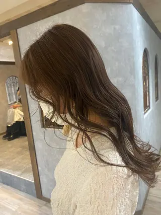 ロング カラー 美髪矯正/髪質改善 🫧山﨑　真歩🫧のヘアスタイル