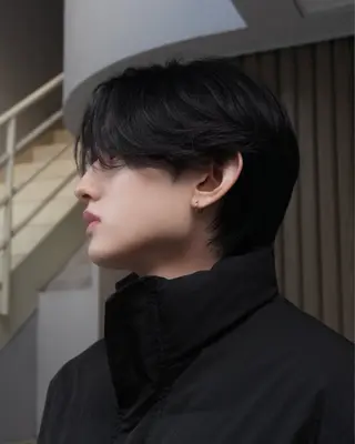 ミディアム カラー パーマ メンズ aimu/メンズ カット/渋谷のヘアスタイル