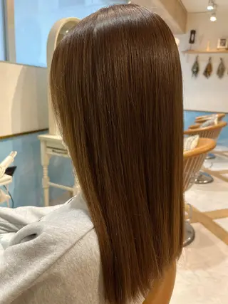 セミロング Yurina 💖透明感カラー💖のヘアスタイル