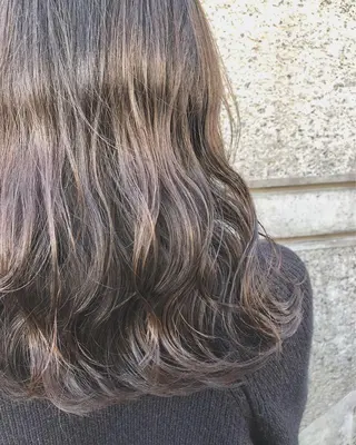 ロング カラー ヘアアレンジ メンズ キッズ ネイル マツエク・マツパ 透明感カラー🤎 ゆりのヘアスタイル