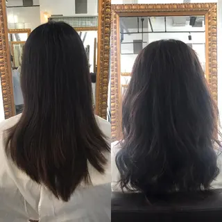 ロング カラー パーマ 今井 三智也のヘアスタイル