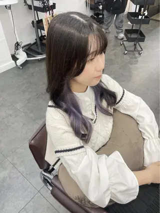 ロング カラー 艶髪/ストレート🎀 あやねのヘアスタイル