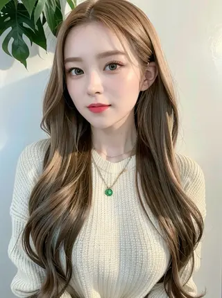 セミロング 柴崎 直のヘアスタイル