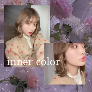 ミディアム 🎀トップスタイリ スト湯川響🎀のヘアスタイル