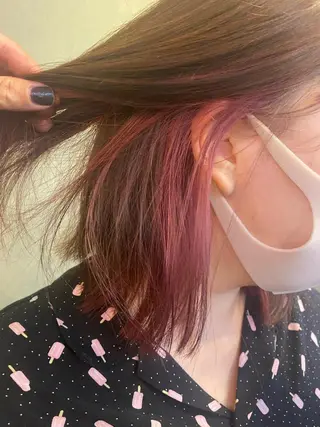 ミディアム 立野 希沙のヘアスタイル