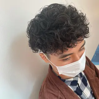 ショート カラー パーマ メンズ 🔥メンズカラー🔥 セヤシュウヘイのヘアスタイル