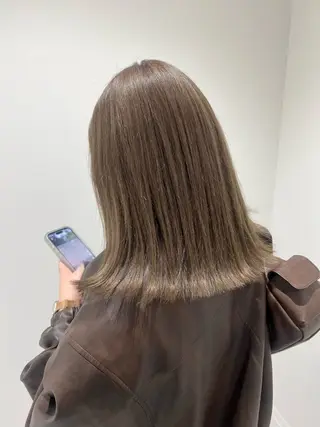 ミディアム 🤍透明感カラー・ きらら‎🤍のヘアスタイル
