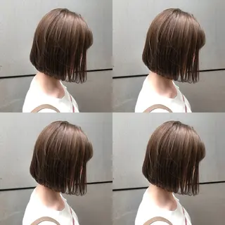 カラー 💖ブリーチなし透明 感💖ASAHIのヘアスタイル