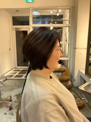 ショート unsarto所属・レイヤー💫パーマ 🌙 nanacoのヘアスタイル