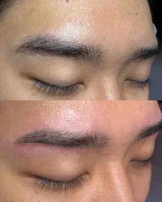 メンズ アイブロウ 韓国メンズヘア/ 毛流れヘア　須田龍世のヘアスタイル