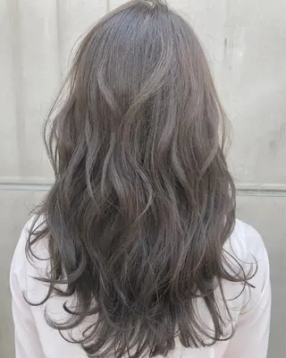 セミロング カラー 北間 寛哉のヘアスタイル