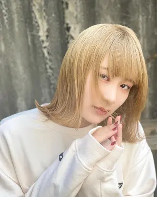 ミディアム 拓麿✂︎/ショート 専門×透明感カラーのヘアスタイル