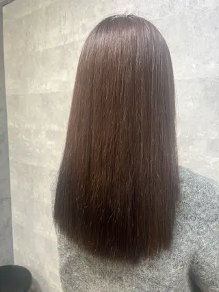 ロング カラー 紫音 cutwells郡山のヘアスタイル