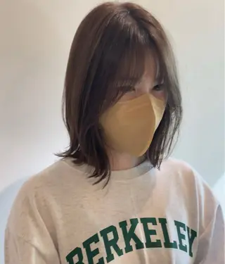 ミディアム ウラノ ソウシのヘアスタイル