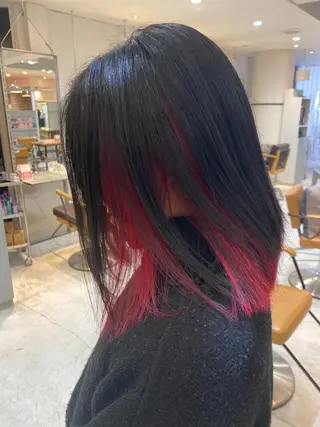 セミロング カラー welring hair salonのヘアスタイル