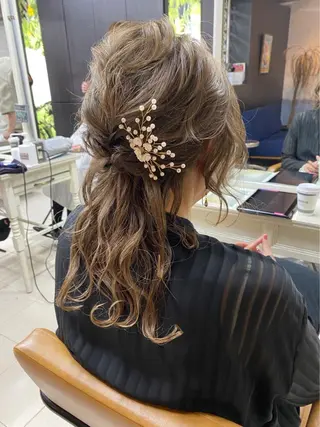 セミロング ヘアアレンジ 🫧🎀ＫＡＮＡ🎀 🫧のヘアスタイル