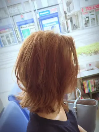 ミディアム カラー ヘアアレンジ COEUR🌟 TOMOYAのヘアスタイル