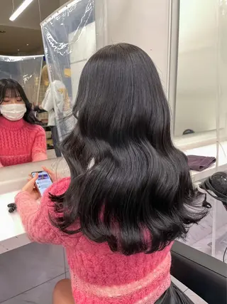 ロング カラー ♥️韓国ヘア レイヤー♥️ゆりのヘアスタイル