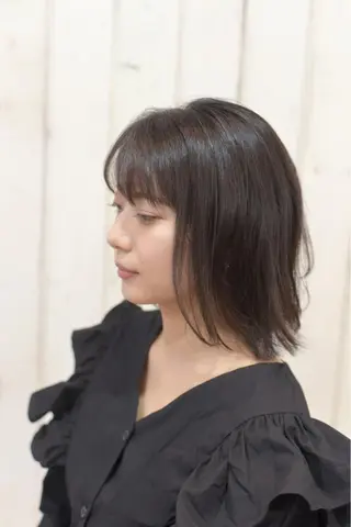 ミディアム カラー 💛艶カラー髪質改善 💛MIYUのヘアスタイル