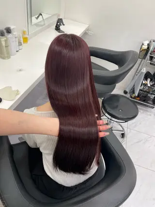ロング カラー ヘアアレンジ 💗横浜美容室 💗HARUNAのヘアスタイル