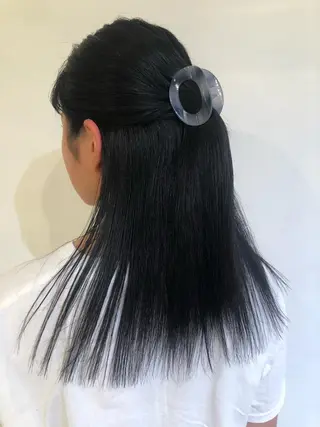 カラー ヘアアレンジ ブリーチカラー🎀 韓国風/寺門美優のヘアスタイル