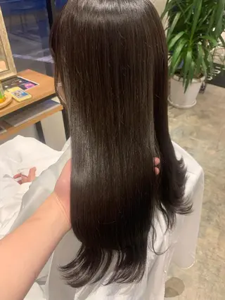 ロング ハイトーン職人💗 松本輝美のヘアスタイル