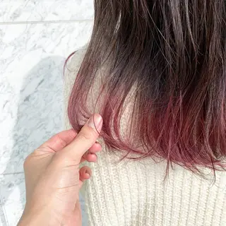 ロング カラー なかの たくみのヘアスタイル