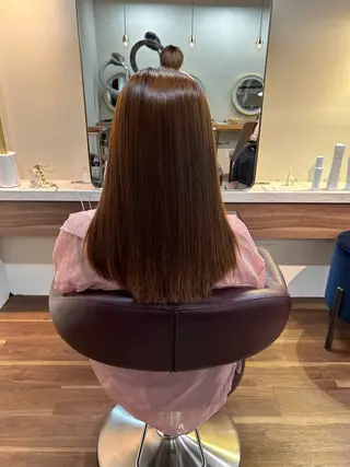 ロング カラー 野上 晃生のヘアスタイル