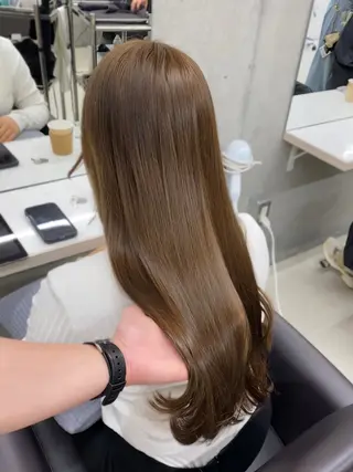 ロング カラー うる艶ヘア♡韓国好き 透明感　shotaのヘアスタイル