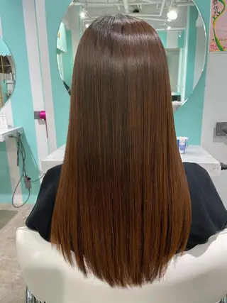 ロング 原 千景のヘアスタイル