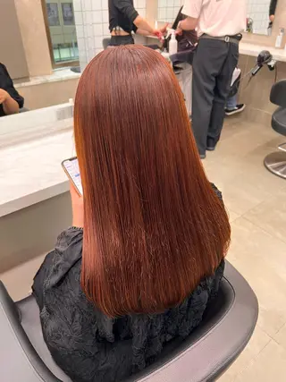セミロング 💖札幌カラー 指名No.1💖玲奈のヘアスタイル