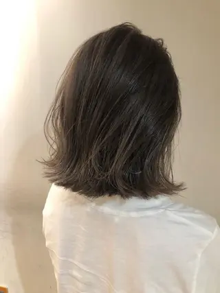 ショート カラー 上品な大人レイヤー 🍀渋谷🍀濱口敬太のヘアスタイル