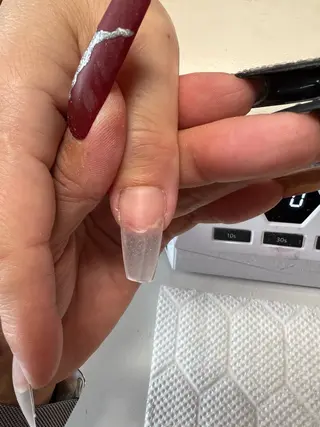 ネイル ジェルチップ長さだし 専門ネイルサロンのネイルデザイン