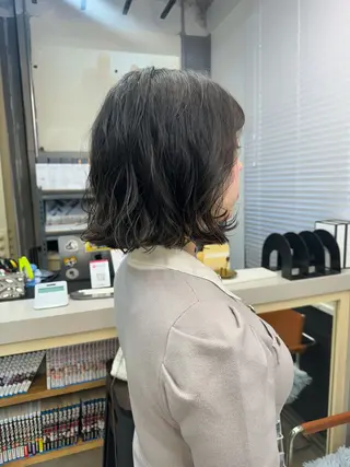 ショート パーマ 早瀬裕之 パーマのヘアスタイル