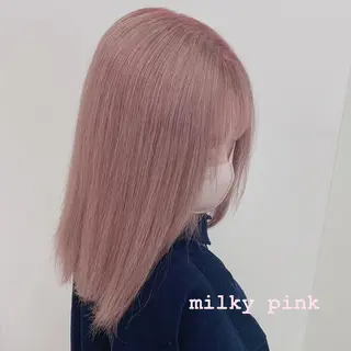 ミディアム カラー 💗🤍透明感カラー 🤍💗kanonのヘアスタイル