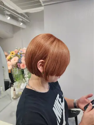 ショート 白髪率別白髪ぼかし /なおき/表参道のヘアスタイル