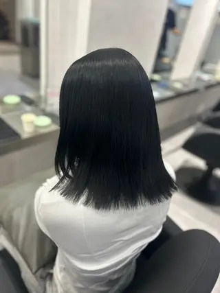 ミディアム カラー 艶髪/レイヤー 🦋MIYUUのヘアスタイル