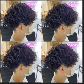 ショート 🔥メンズパーマ 特化 渡辺一翔のヘアスタイル