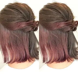 ショート カラー あさだ しゅうたろうのヘアスタイル