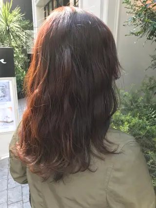 セミロング LOMA🇰🇷 銀座クボタのヘアスタイル