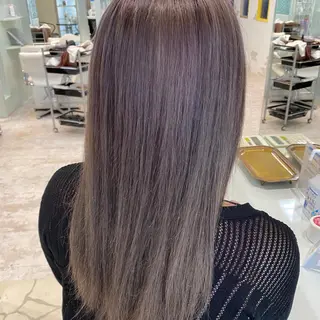 セミロング 【美髪矯正特化】 ズケヤマのヘアスタイル