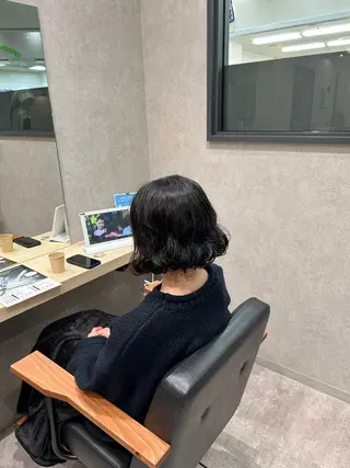 ミディアム やまぐち まなみのヘアスタイル