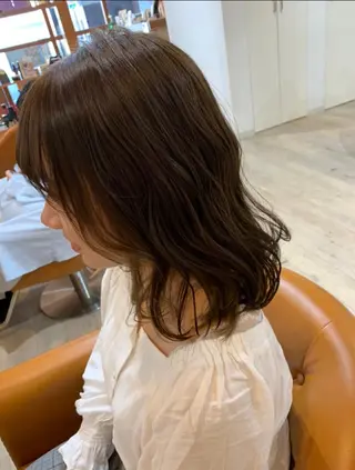 セミロング brace立花 ✂︎ 吉田 茉由のヘアスタイル