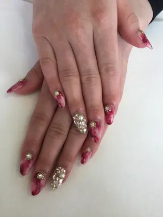 ネイル 💎🐰 saki. m 🐰💎のネイルデザイン