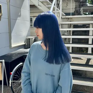 セミロング 🍀ブリーチ屋さん/ ダブルカラー・あずみのヘアスタイル