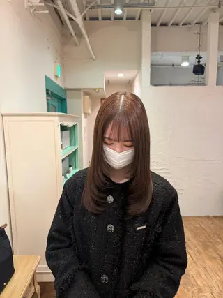 ロング 遠藤 彩美/暖色系カラーのヘアスタイル