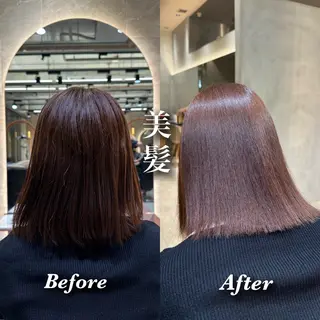 ミディアム 髪質改善/美髪矯正/ 銀座/Airiのヘアスタイル
