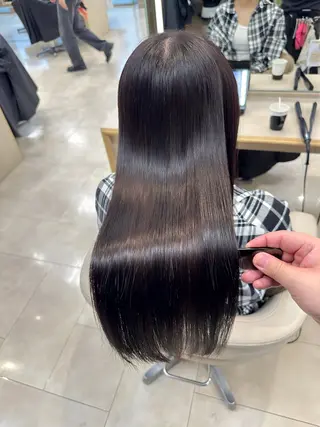 ロング カラー 髪質改善・縮毛矯正 年間1500名担当♪のヘアスタイル