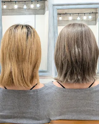 ミディアム カラー nico ニコ🫧のヘアスタイル